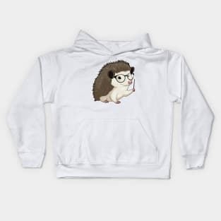 Hedgehog Teacher Pointer Kids Hoodie